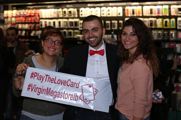 Play The Love Card at Virgin Megastore 